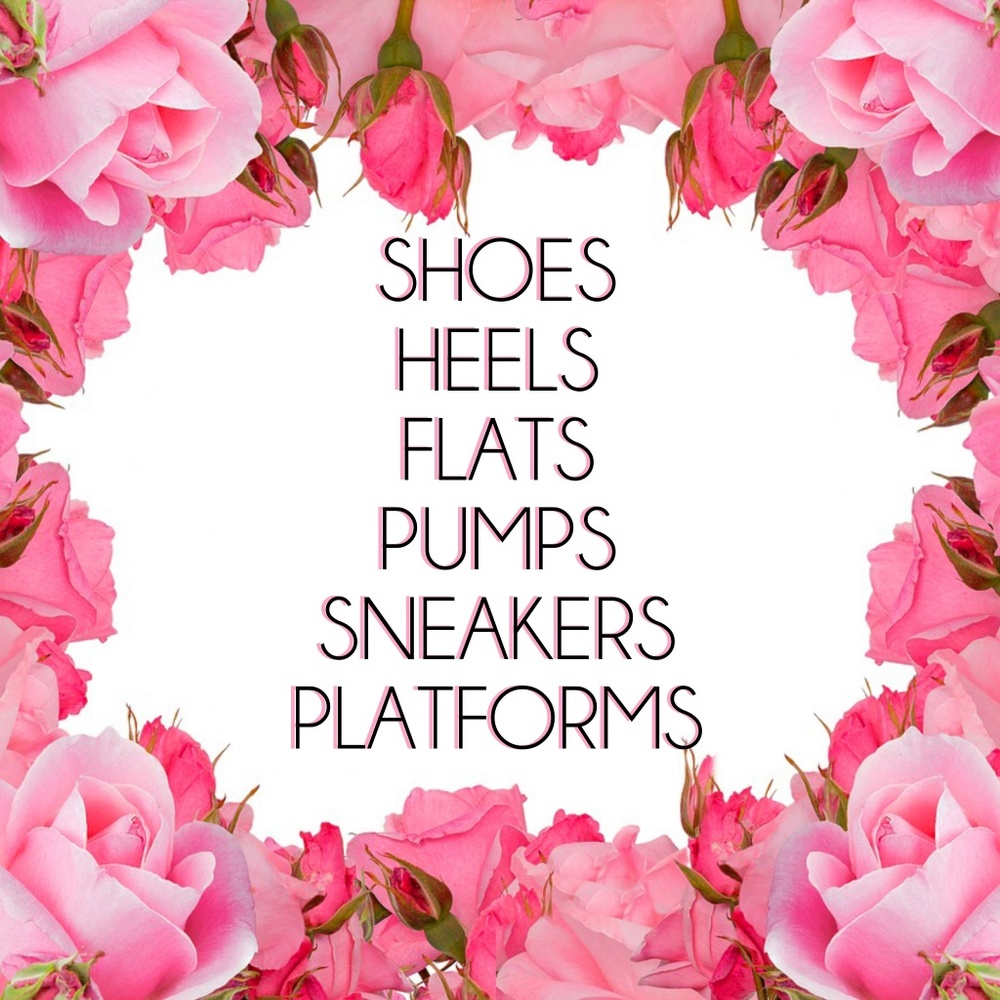 Shoes, flats, heels, pumps, sneakers, mules